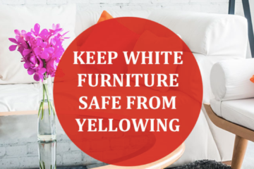 Hi Guys, today’s topic is how to clean and keep white furniture safe from yellowing. Who doesn’t love white, it’s bright, clean, flexible, and cozy, most importantly you can always incorporate white with any other color. Just pick a different color and add some decorative pieces in that color with your white furniture. The idea to have clean white furniture and decorate it according to your style is endless. White makes your space looks brighter and opens up the space to look more spacious. I have done some serious research on how to keep white furniture safe from yellowing, there are few very important tips to clean white furniture safely, or at least you can keep it safe from more damage after reading these tips. It’s very hard to clean white furniture but with some regularity and dedication, you can always maintain the cleanliness of your white furniture. Don’t be afraid to call for professional cleaning services as at some points you can’t take matters into your own hands for your own good. First thing first, keep these below points in your mind as they can keep you from doing more harm to your white furniture. Use these mentioned hacks to keep white furniture safe from yellowing. Don’t use wet cleaning measures before vacuuming this can cause loose dirt and debris to become ingrained in the fabric, making it more difficult to clean. If you are cleaning leather furniture, you should avoid using water. Use steam cleaners or specially formulated leather cleaning solutions available in the market. Always check the tag on your furniture to know which cleaners and methods to avoid or what methods should be used. In case your tag is damaged or lost, you can always check the same information online. You need to clean your white furniture every 10-15 days and call for a professional cleaning service every 4-3 months. Professional cleaning is always needed as they know how to clean stubborn stains from your furniture without doing any harm. So let’s move ahead with cleaning methods that you can use in case you decide to clean white furniture by yourself. How to Protect and Clean White Upholstered Furniture Treat new stains and spills as soon as you can. Wipe up any excess staining or spilled material and apply the cleaning solution to it. This will help prevent stains and spills from permanently discoloring the fabric. Prevent your sofa from spills by treated with safeguards. Most sofas or carpet cleaners offer this service if you’re willing to pay a bit more to keep your upholstered furniture safe. Otherwise, you can easily purchase Scotchgard for your furniture. Use Slipcovers to prevent your furniture from getting dirty or stained. Investing in slipcovers can save a lot of trouble in the future. Also, you can always wash them according to your convenience or whenever it gets any stain. To help keep all pet hair and fuzzballs from your sofas or chairs at bay use Lint Roll whenever you need it. Use baking soda paste for coffee or wine stains, cover the stain completely for 5 minutes then blot the paste with a clean dampened microfiber cloth. Clean blood stains with mild hand soap or dish wash, use cold water to clean the stain. You need to do it several times if the stain is severe to make the stain fade sufficiently. Always air dry the fabric in-between the applications. You can always use specially formulated upholstery cleaners available in the local market or online. How to Protect and Clean White Wood Furniture You can keep white furniture safe from yellowing by not putting your furniture in direct sunlight because direct sunlight can cause yellowing over time. To clean dust buildup, lightly dampen a sponge or nonabrasive washcloth and gently wipe it using smooth, vertical motions. You may need to put forth a little extra elbow grease if you encounter any caked-on dust. By cleaning on a daily basis you’ll be able to address minor buildup before it becomes a major problem. You can always use a vacuum cleaner to clean dust buildup from your white wood furniture, they can be more effective in comparison to a simple sponge or washcloth. Clean white wood furniture monthly in addition to regular dusting. Just mix 1 cup of white wine vinegar with 2 cups of warm water and cleanse with a soft towel. It’ll be good as new in a matter of seconds.